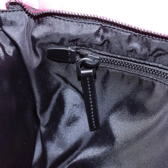 PRADA Chain Shoulder Bag Nylon Pink Silver Auth 134961M - Picture 12 of 16